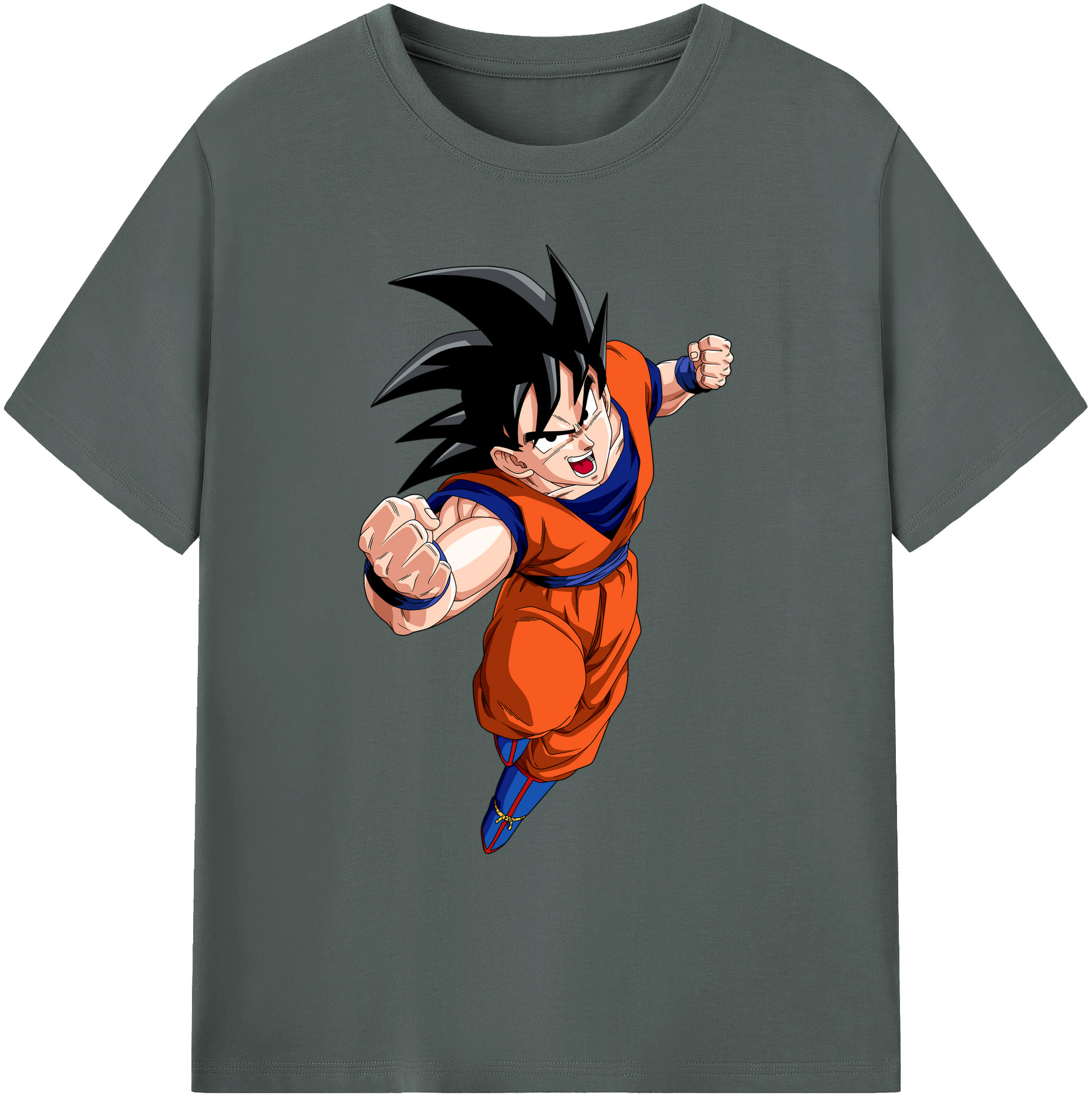 （画像用） ドラゴンボール 孫悟空（そん ごくう）Son Goku カカロット DRAGON BALL Kakarotto 綿100％ メンズ半袖Tシャツ｜肌触りやわらか＆通気性